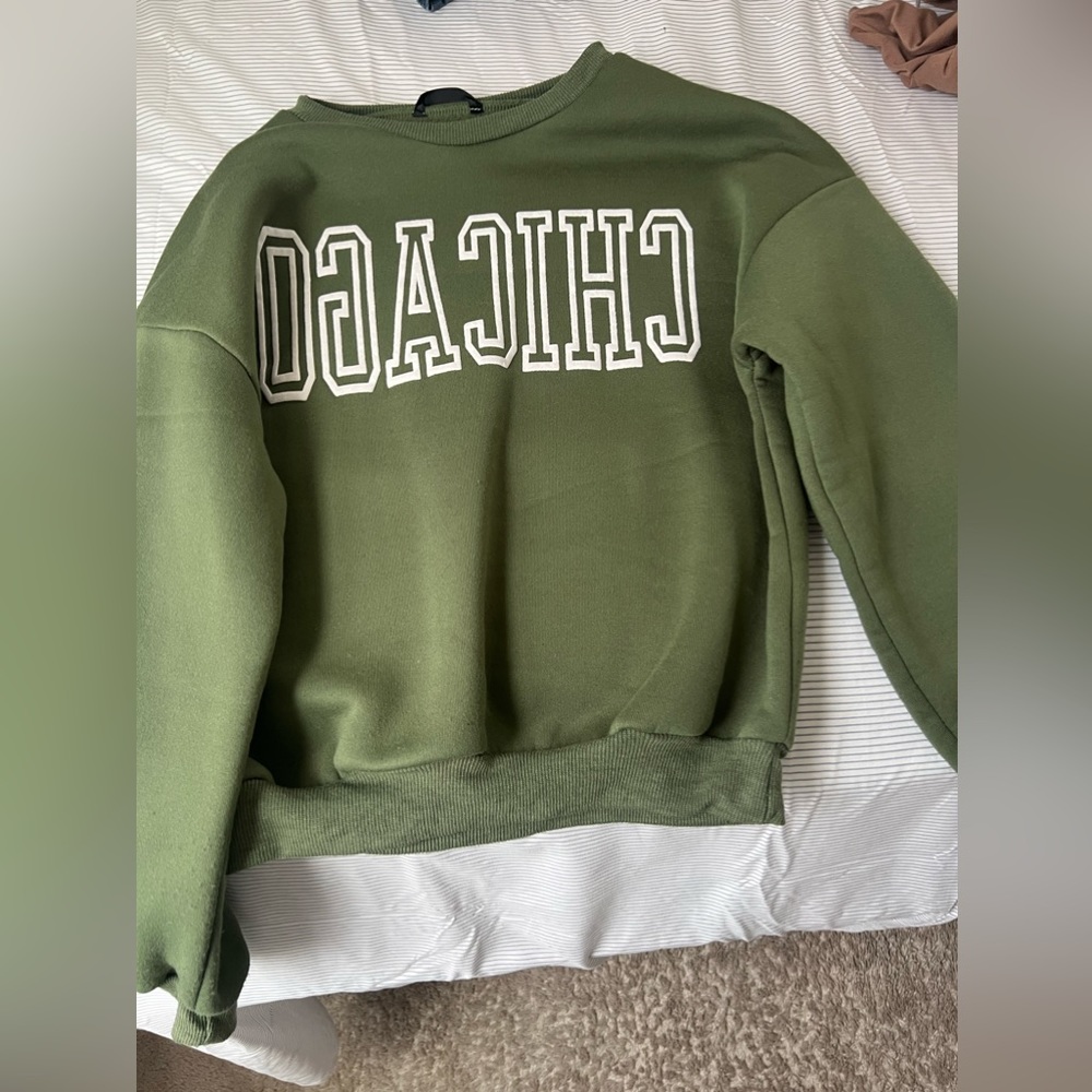 Green Chicago Crewneck Sweatshirt